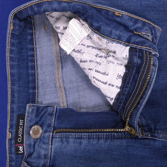 Lee Womens Classic Fit Short Petite Jeans - Picture 3 of 8